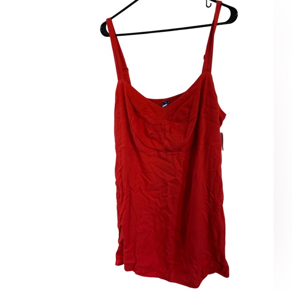 Old Navy Dresses & Skirts - Old Navy Women’s 2X Red Cami Sleeveless Strappy Mini Dress NWT